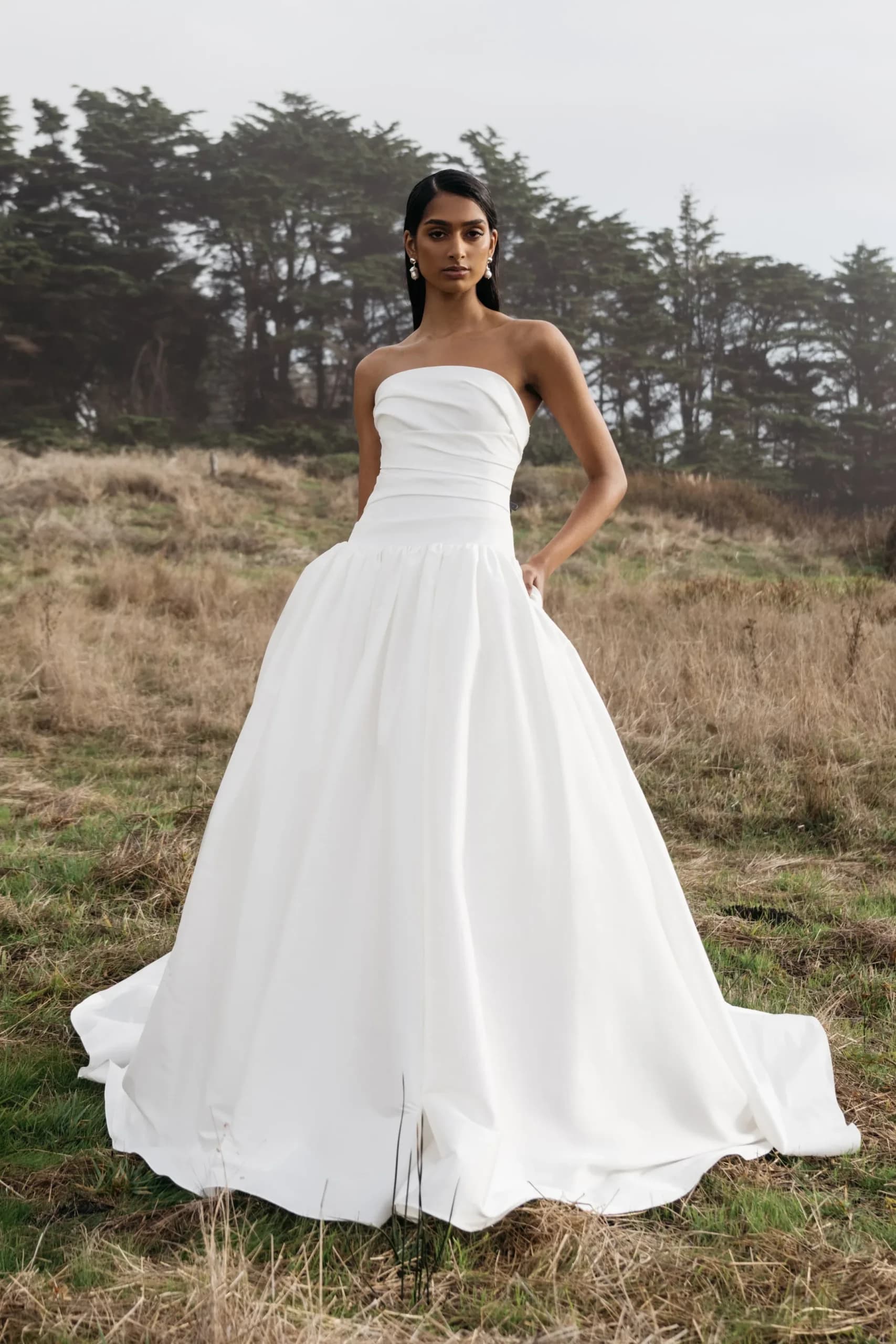 A Jenny Yoo gown at Bride of the Pines